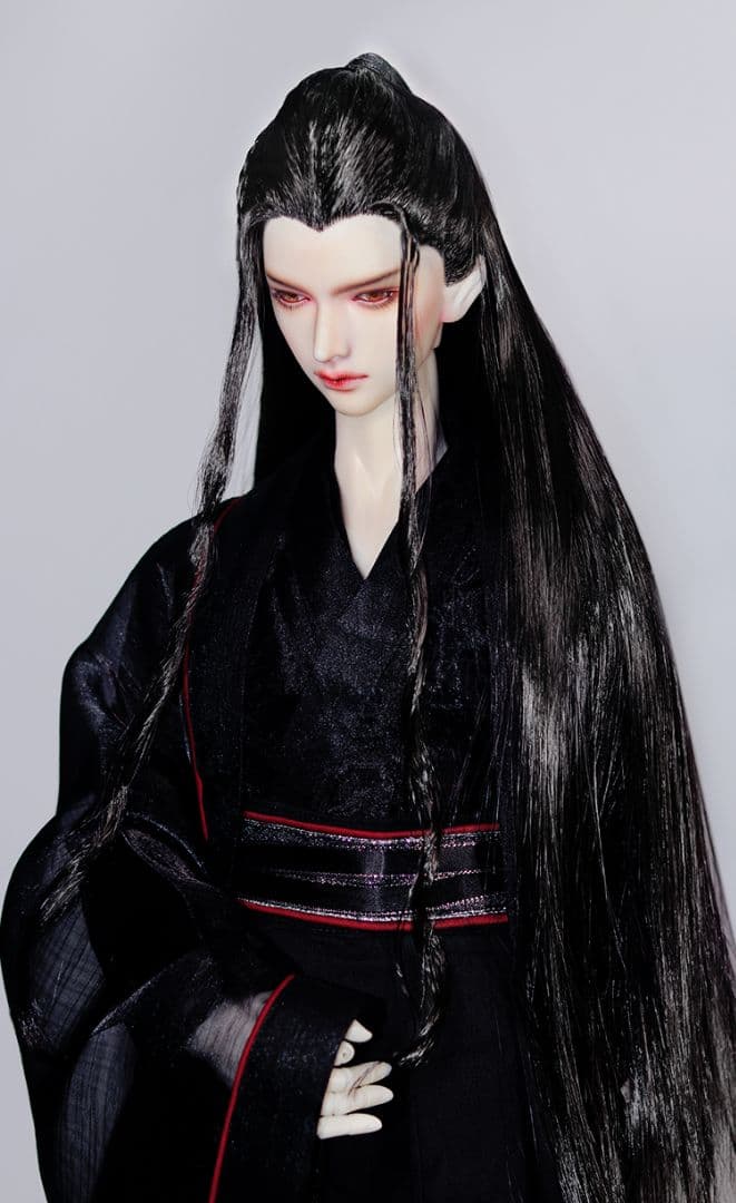 WY102 BJD 1/3 人形 ドール ウィッグ カツラ 耐熱 ハンドメイド