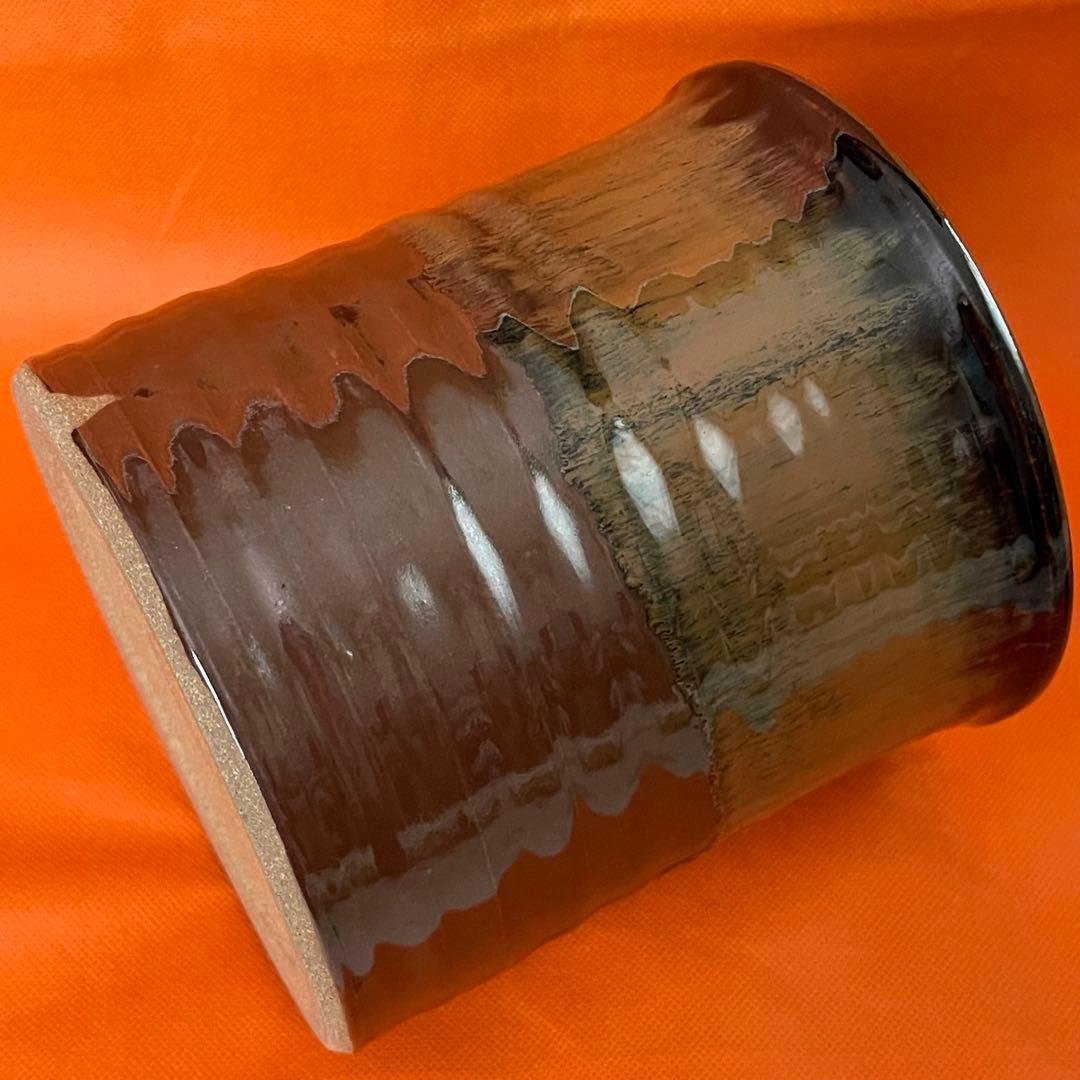 膳所焼　水指　高橋一彦