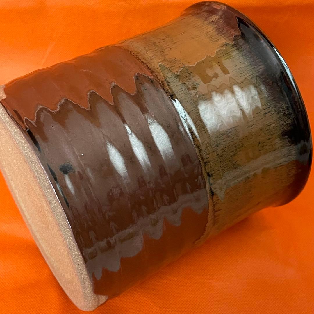 膳所焼　水指　高橋一彦