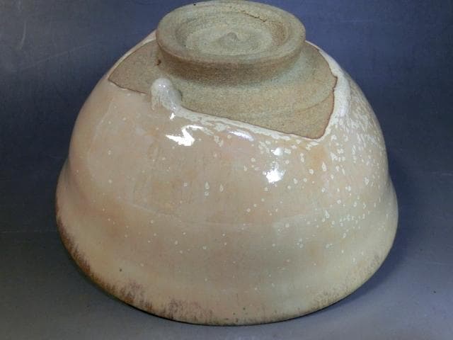 茶碗■白釉 桜窯 高遠焼き 唐木光之助 世峰 長野 お茶道具 時代物 骨董品■